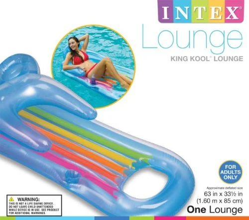 Intex Inflatable Pool King Kool Water Lounge - Image 4