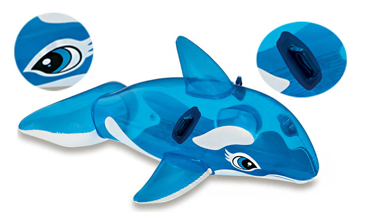 Intex Inflatable Whale Ride On Swimming Pool Toy - Image 3