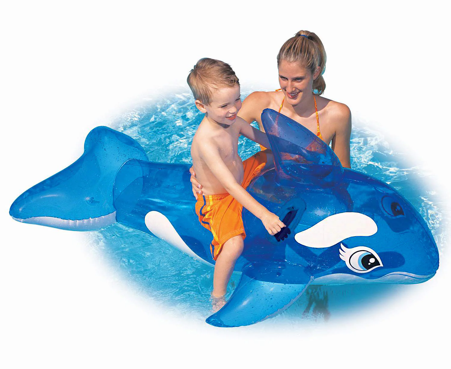 Intex Inflatable Whale Ride On Swimming Pool Toy - Image 5