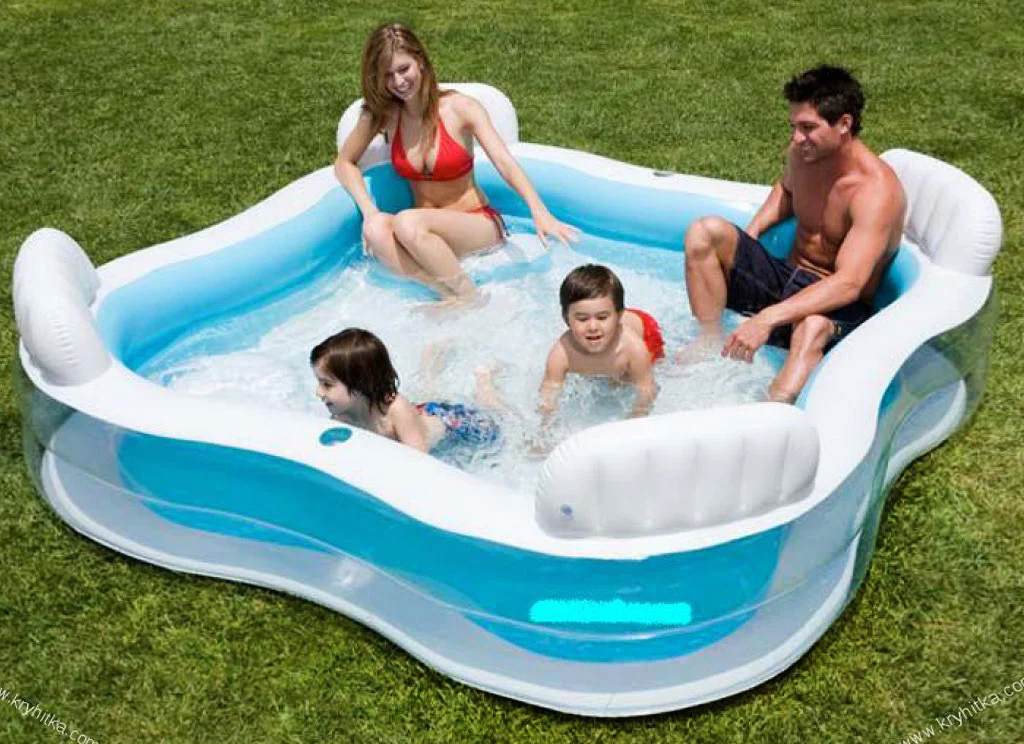 Intex Swim Center Family Lounge Swimming Pool - Image 4