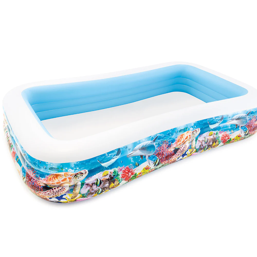 Intex Swim Center Tropical Reef inflatable Family Swimming Pool - Image 3