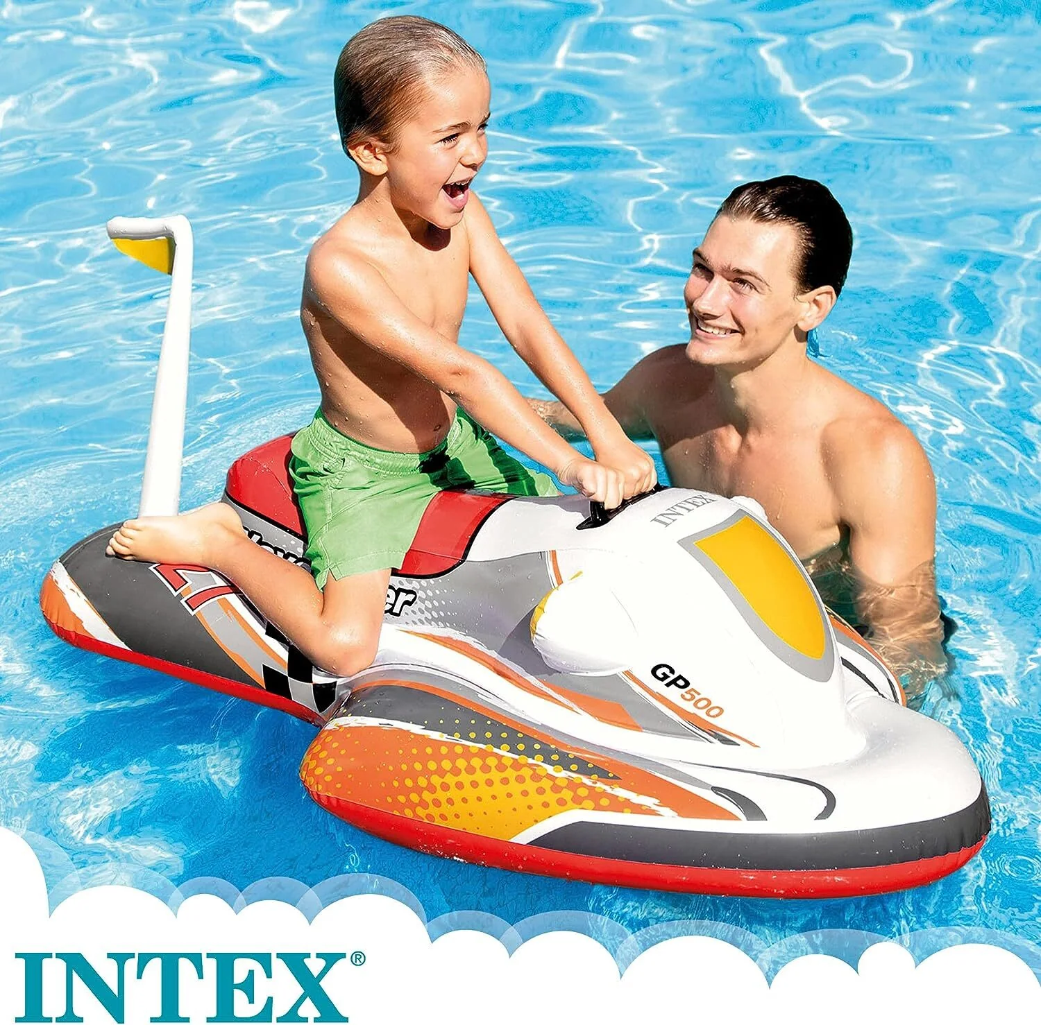 Intex Wave Rider Ride-On Inflatable Jet Ski - Image 6