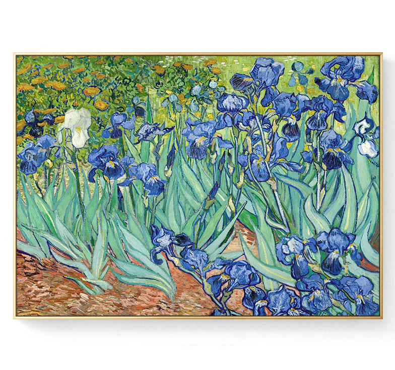Irises Painting by Van Gogh Print Canvas Wall Art - 60cm x 40cm - Image 10