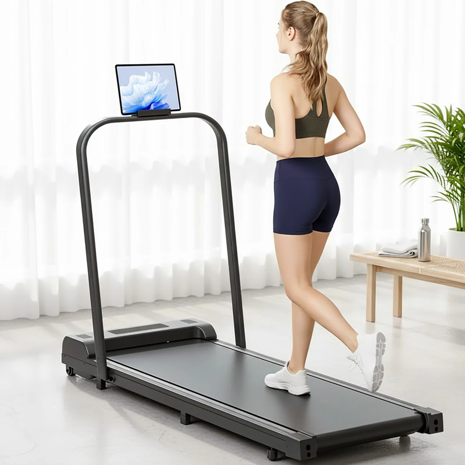 IRUN Fitness Trainer Electric Treadmill (Black) - Image 2