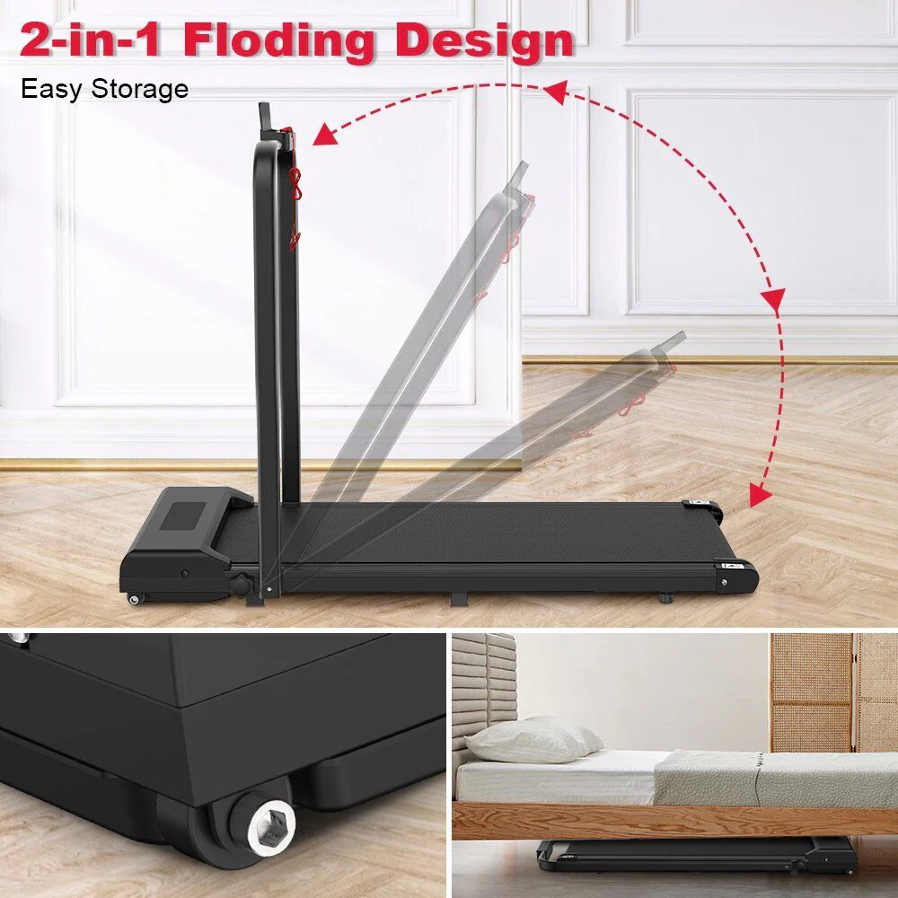 IRUN Fitness Trainer Electric Treadmill (Black) - Image 4