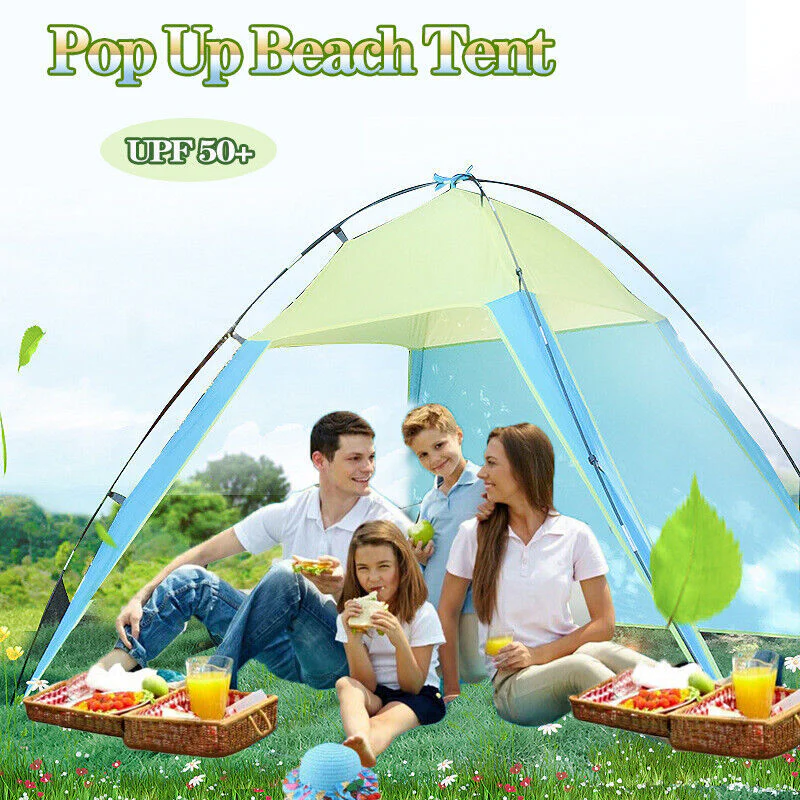 Island Sun Shelter 6-Person Pop Up Beach Tent - Image 3