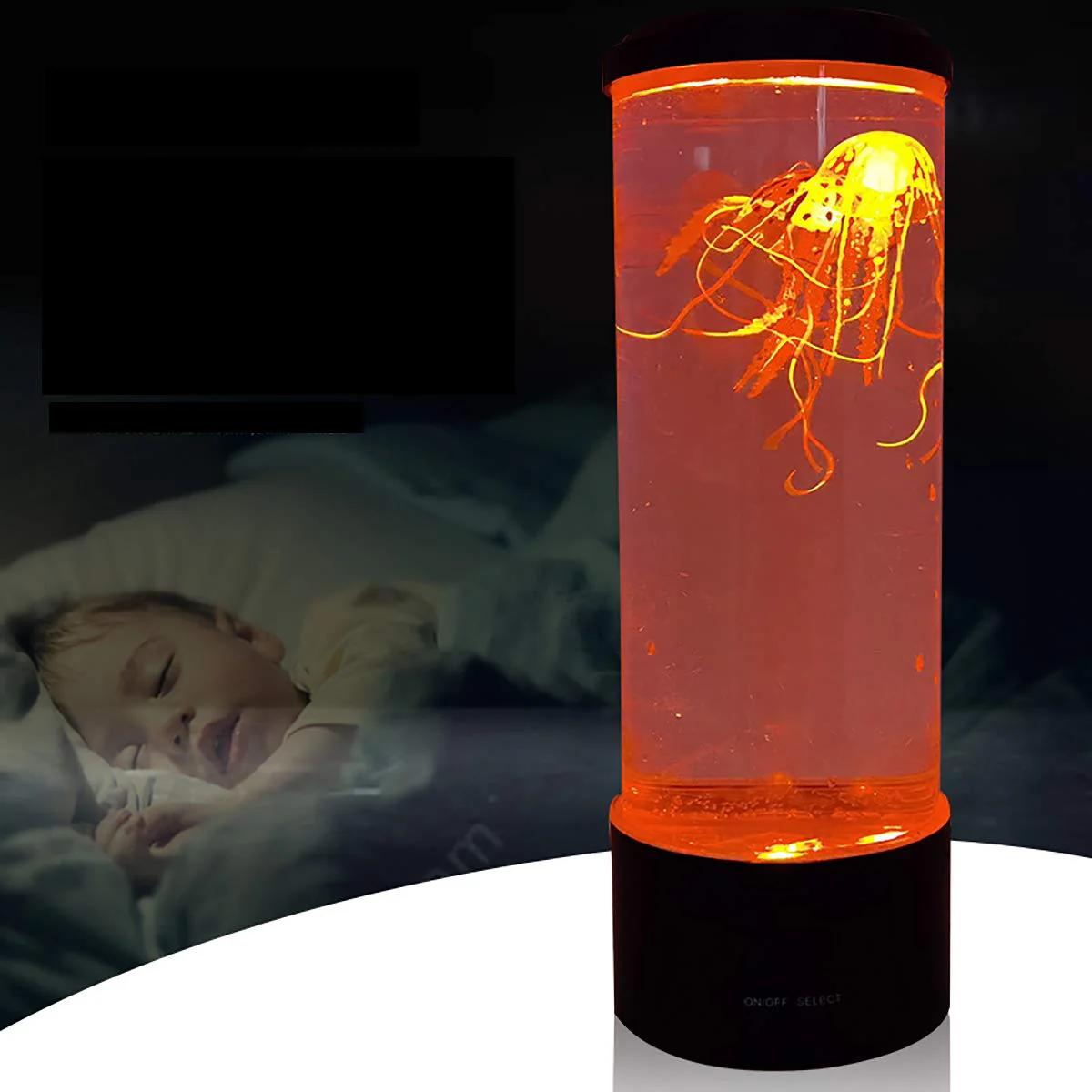 Jellyfish Tank Sea Water Lamp Jelly Fish Colour-Changing Night Light - Image 14