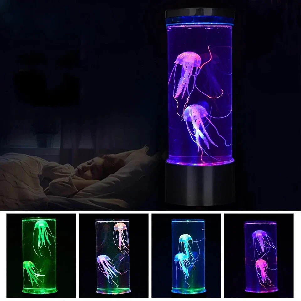 Jellyfish Tank Sea Water Lamp Jelly Fish Colour-Changing Night Light - Image 21