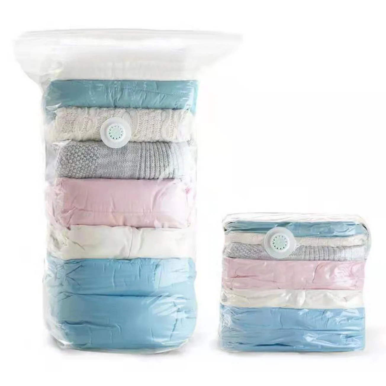 Jumbo Vacuum Compression Space Saver Doona Comforter Blanket Clothes Storage Bag - Image 4