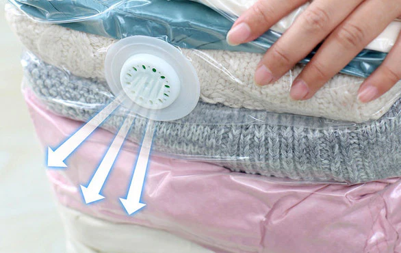 Jumbo Vacuum Compression Space Saver Doona Comforter Blanket Clothes Storage Bag - Image 5