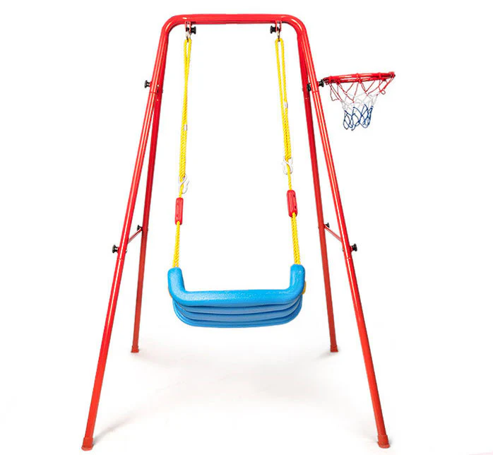 Kids 2 In 1 Swing and Basketball Set - Image 4