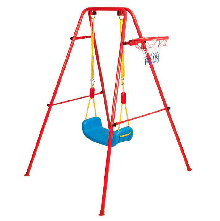 Kids 2 In 1 Swing and Basketball Set - Image 5