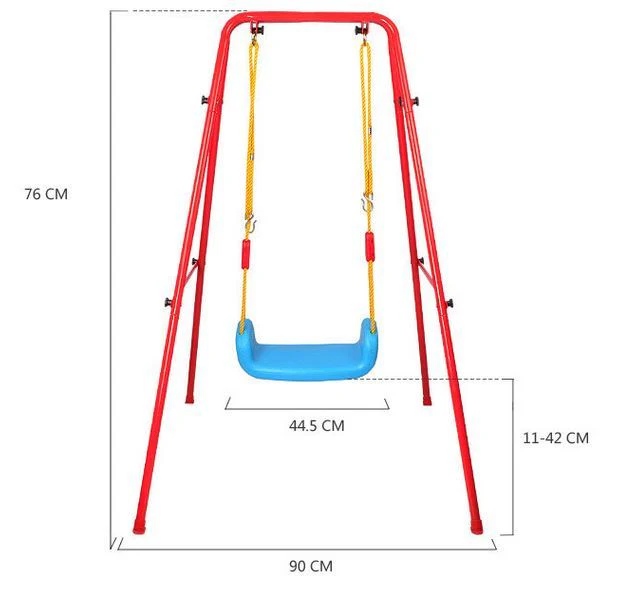 Kids 2 In 1 Swing and Basketball Set - Image 8