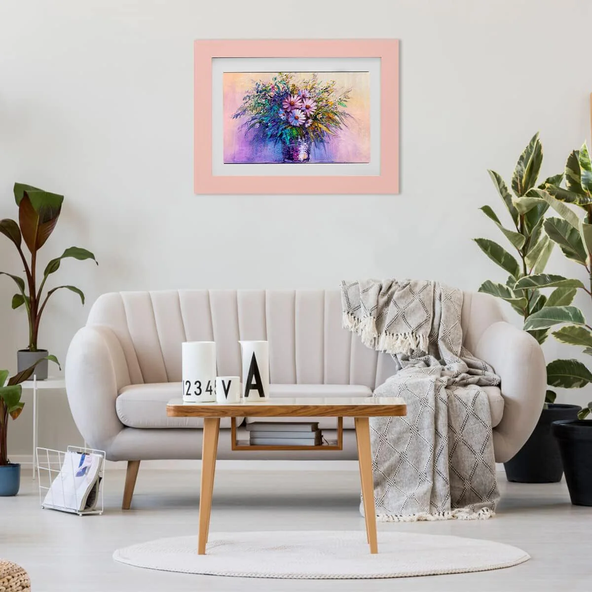 Kids Art Frame Wooden Artwork Display Children Drawing Storage Holds 150 Pictures (Pink) - Image 6