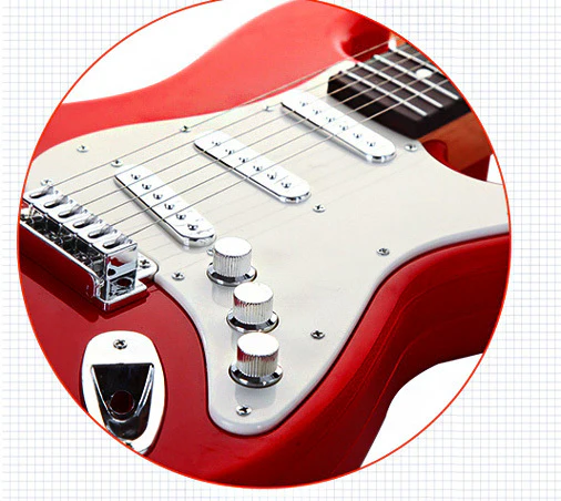 Kids Electric Guitar Toy (Red) - Image 10
