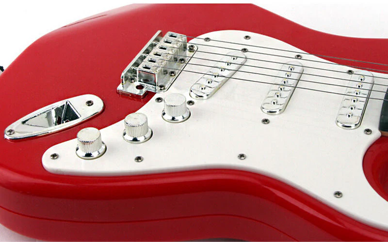 Kids Electric Guitar Toy (Red) - Image 11