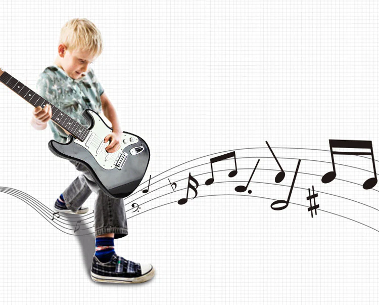 Kids Electric Guitar Toy (Red) - Image 12