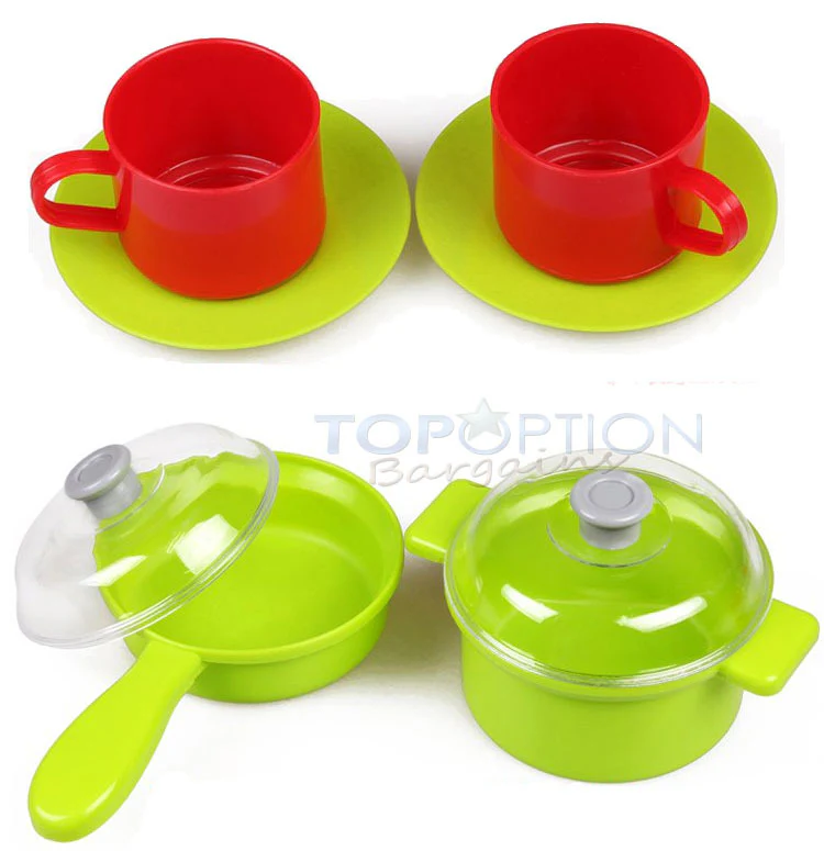 Kids Pretend Play Realistic Play Kitchen Toy Set with Lights & Sounds - Image 10