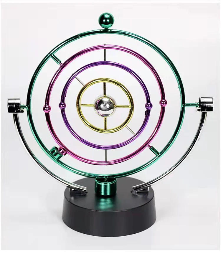 Kinetic Art Perpetual Motion Galaxy Wheel Executive Desk Toy - Image 8