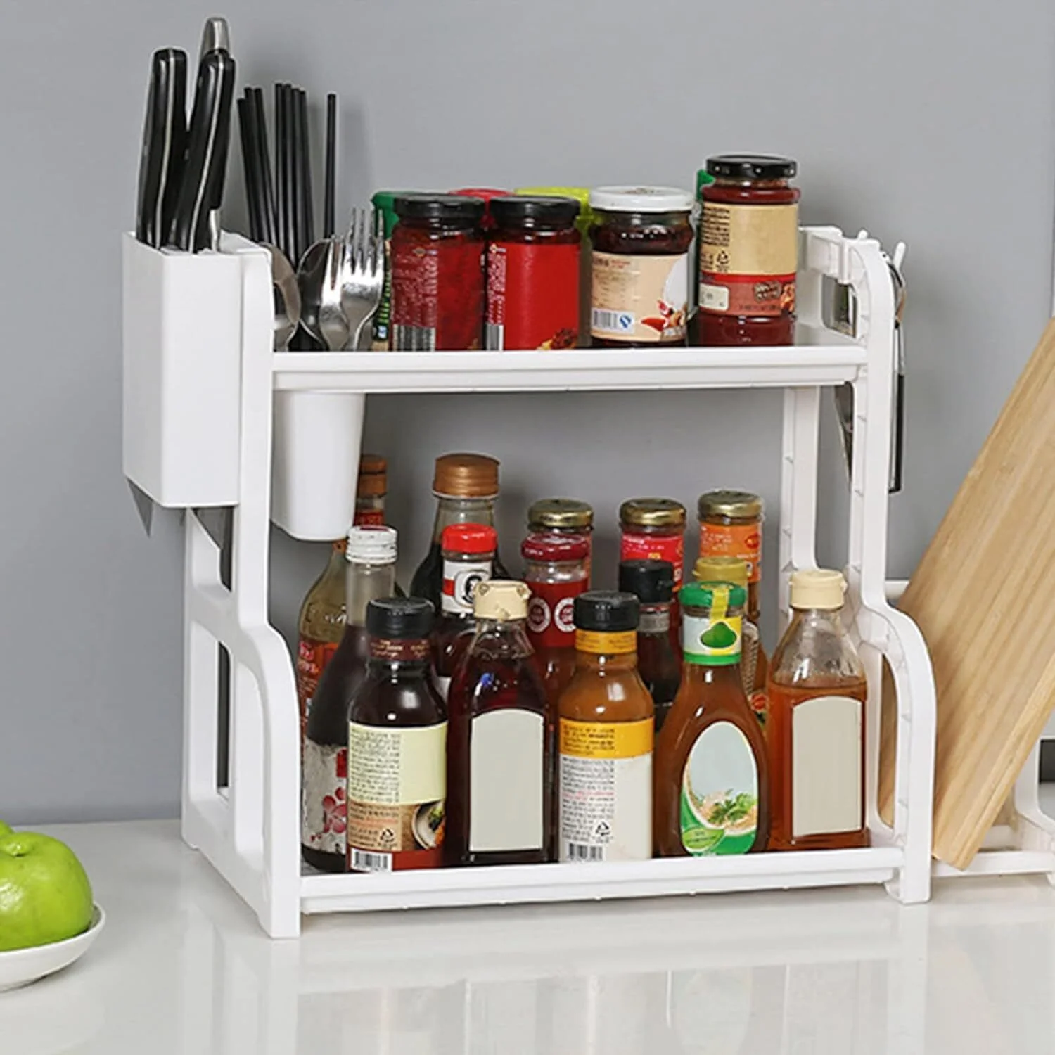 Kitchen Organiser Spice Cutlery Dish Rack - Image 11