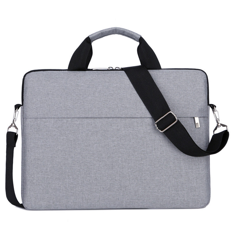 Laptop Bag Briefcase Handbag Carrying Case 15.6" (Grey) - Image 12