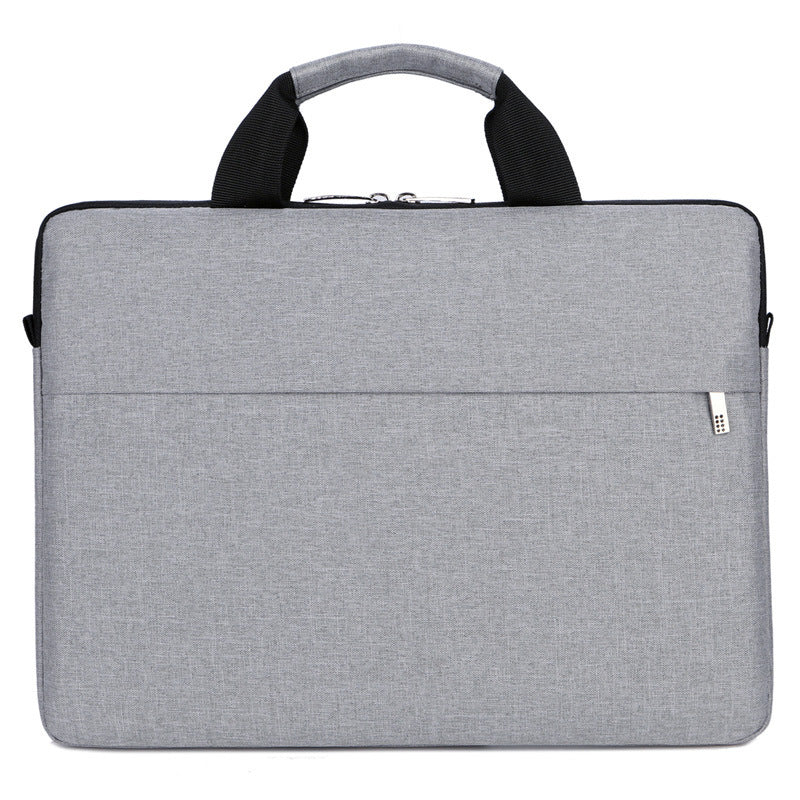 Laptop Bag Briefcase Handbag Carrying Case 15.6" (Grey) - Image 8