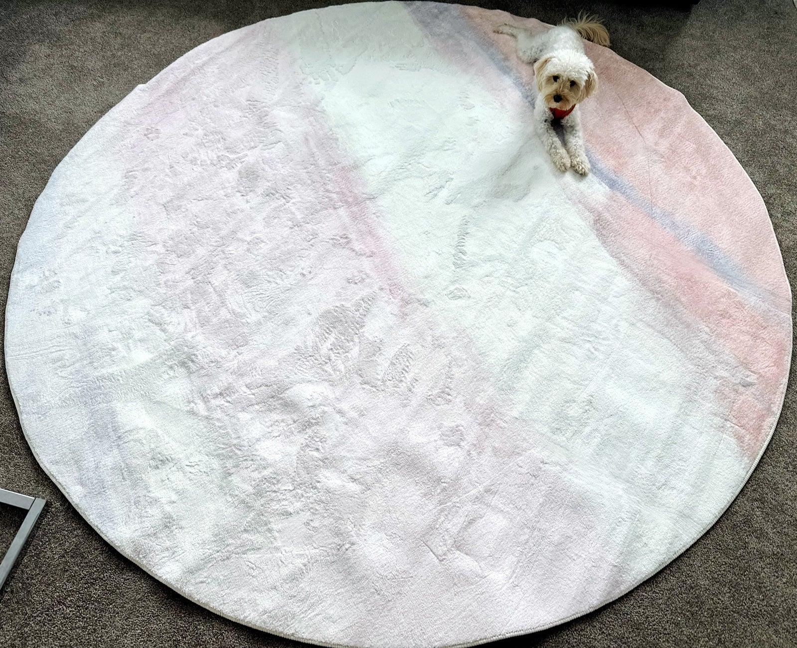 Large 2m Lush Plush Dreamscape Infinity Round Rug - Image 4