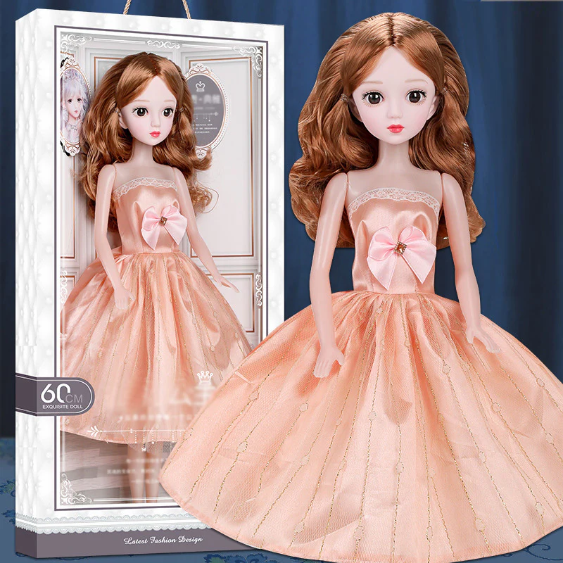 Large 60cm Deluxe Princess Doll in Gift Box - Image 6