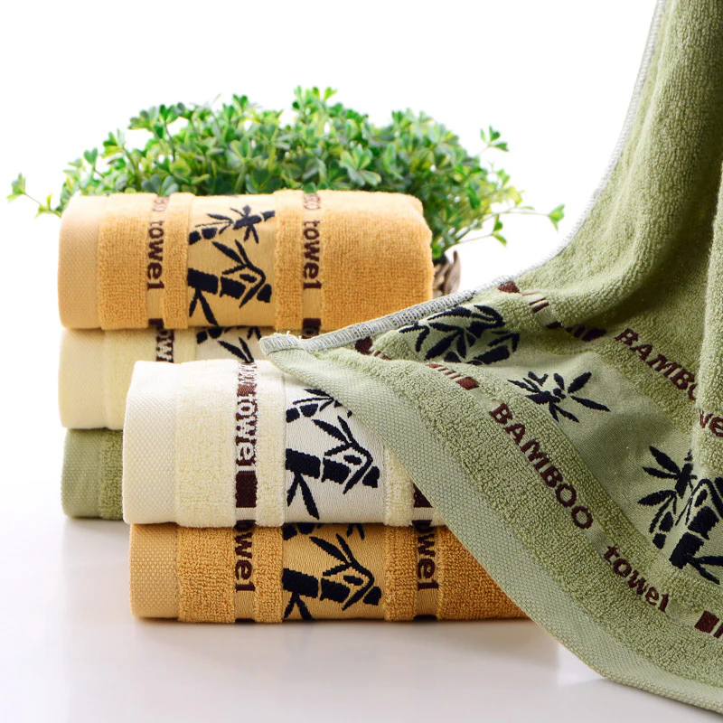 Large Bamboo Bath Towel (Earthy Green) - Image 6