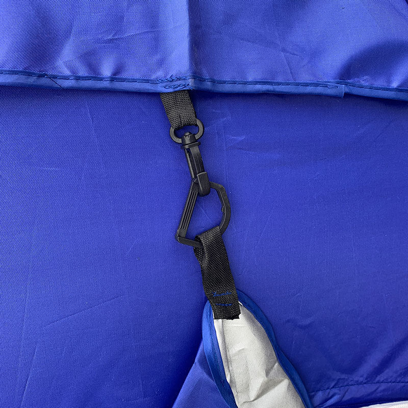 Large Canopy Camping Beach Sports Events Sun & Rain Umbrella (Blue) - Image 14