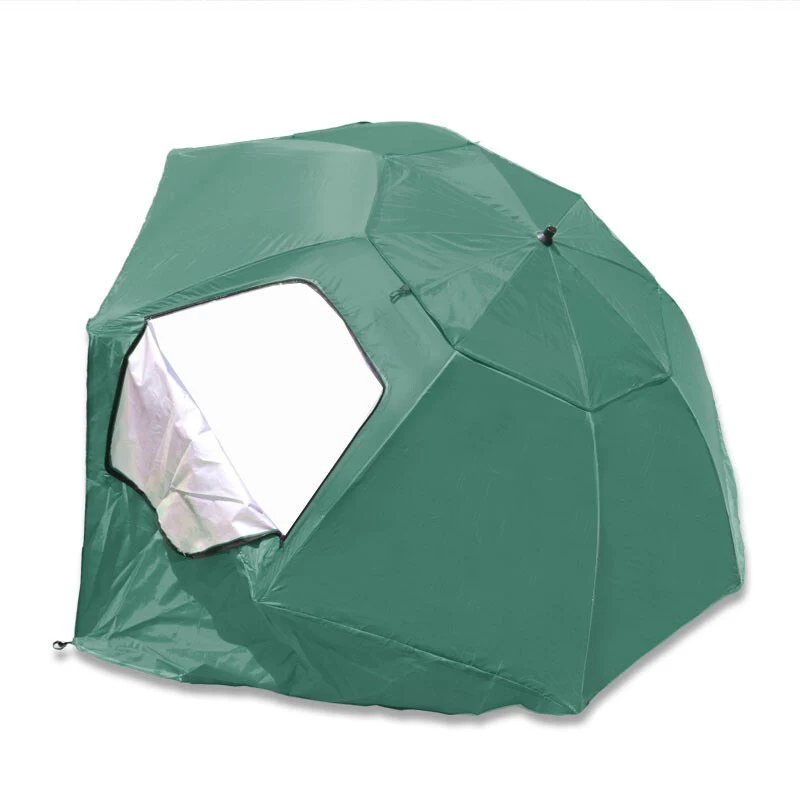 Large Canopy Camping Beach Sports Events Sun & Rain Umbrella (Green) - Image 7