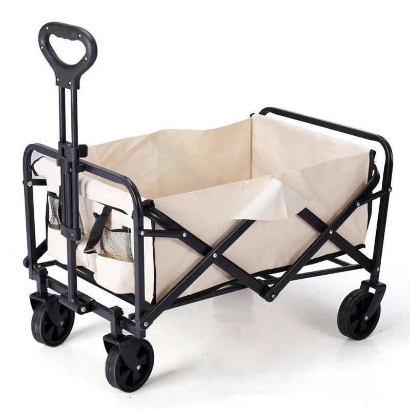 Large Capacity Outdoor Folding Beach Cart Utility Garden Camping Wagon - Image 9