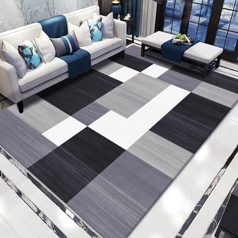Large Check Rug Carpet Mat (230 x 160) - Image 10