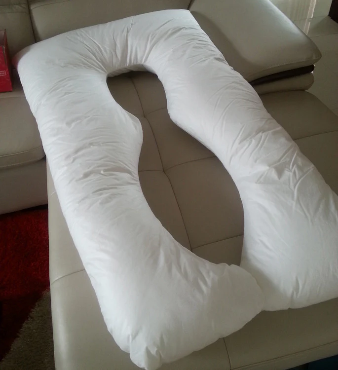 Large Comfort Support Body Pillow (Beige) - Image 15