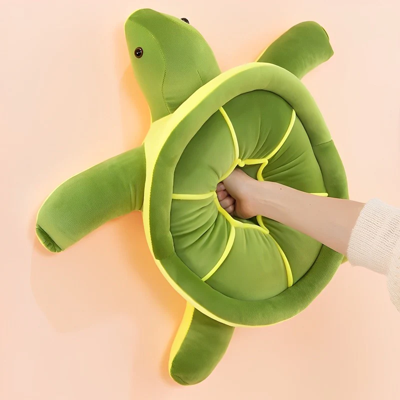 Large Cute Sea Turtle Plush Toy Stuffed Animal Pillow - 45cm - Image 8