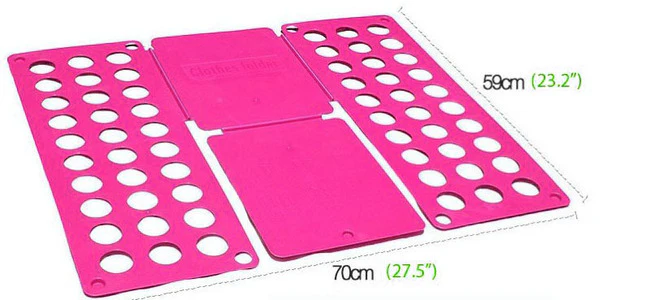 LARGE Flip Fold Clothes Laundry Organizer PINK - Image 4