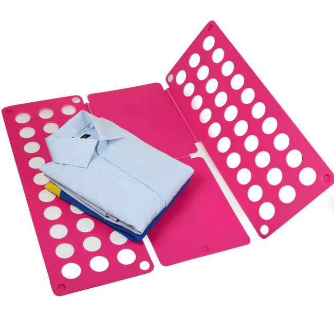 LARGE Flip Fold Clothes Laundry Organizer PINK - Image 6
