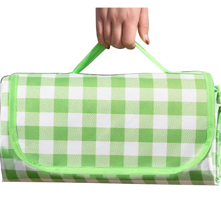 Large Foldable Waterproof Outdoor Picnic Rug Blanket Camping Beach Play Mat (2m x 1.5m, Green) - Image 9