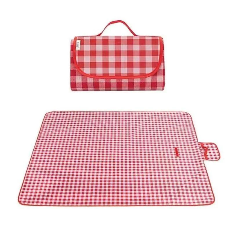 Large Foldable Waterproof Outdoor Picnic Rug Blanket Camping Beach Play Mat (2m x 1.5m, Red) - Image 7