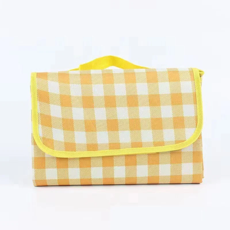 Large Foldable Waterproof Outdoor Picnic Rug Blanket Camping Beach Play Mat (2m x 1.5m, Yellow) - Image 8