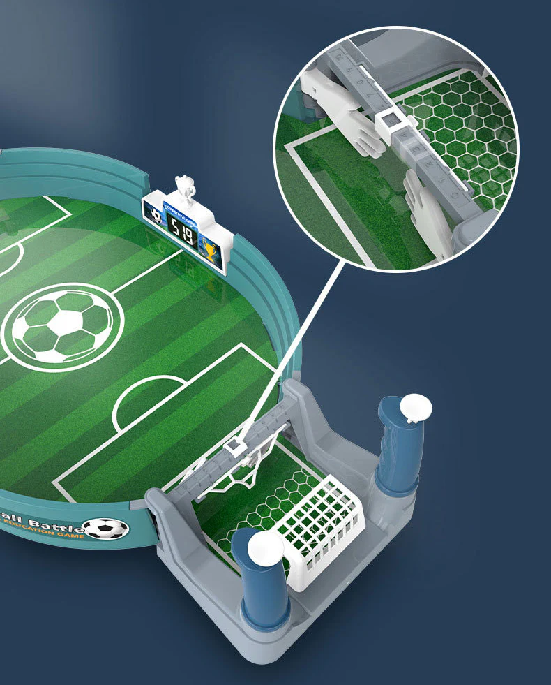 Large Interactive Tabletop Soccer Table Football Board Game Toy Set - Image 8