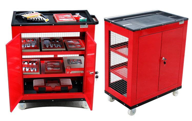 Large Lockable Toolbox Cabinet Tool Trolley - Image 2