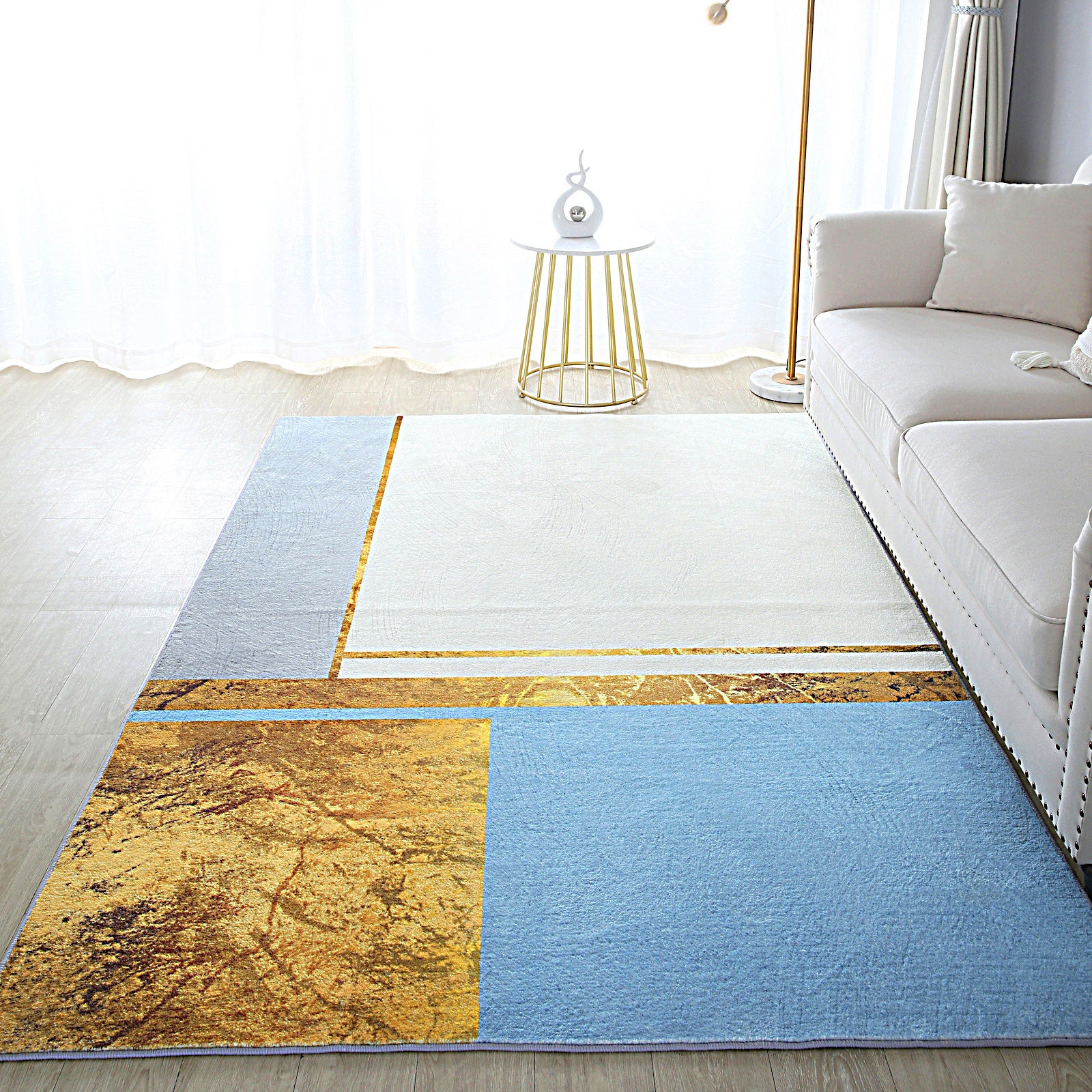 Large Lush Plush Brilliant Designer Carpet Rug (230 x 160) - Image 5