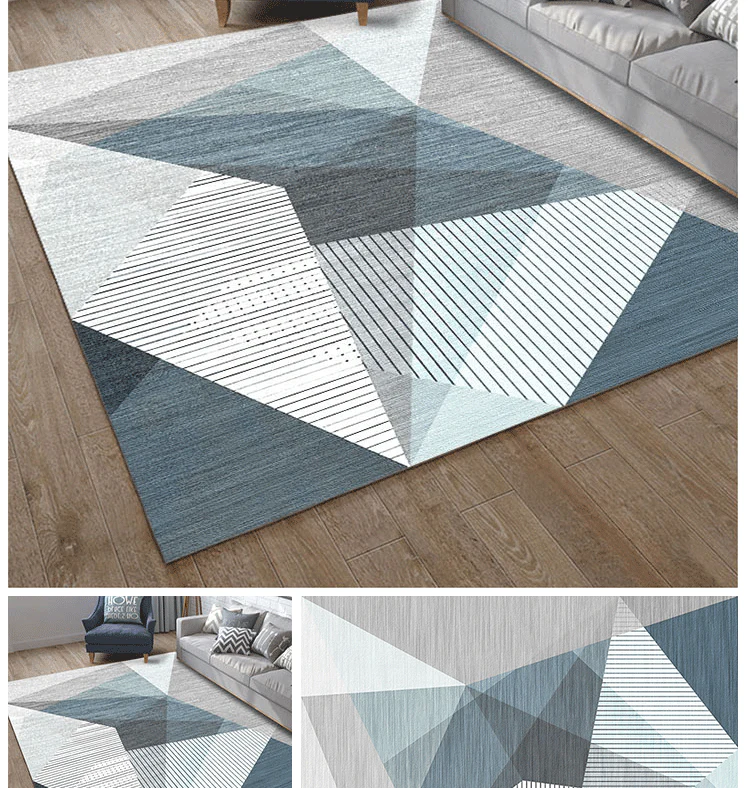 Large Mist Modern Rug Carpet Mat (230 x 160) - Image 8