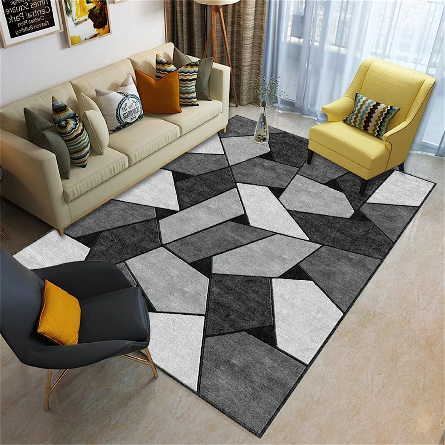 Large Rock Rug Carpet Mat (230 x 160) - Image 17