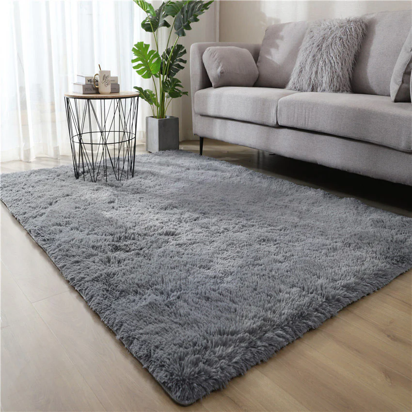 Large Soft Shag Rug Carpet Mat (Grey, 230 x 160) - Image 21