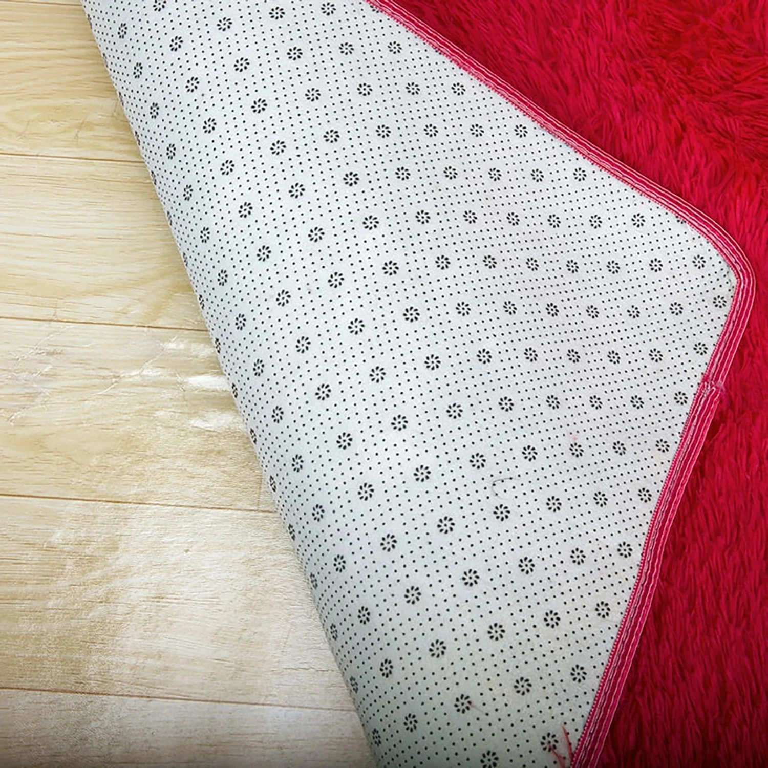 Large Soft Shag Rug Carpet Mat (Red, 230 x 160) - Image 13