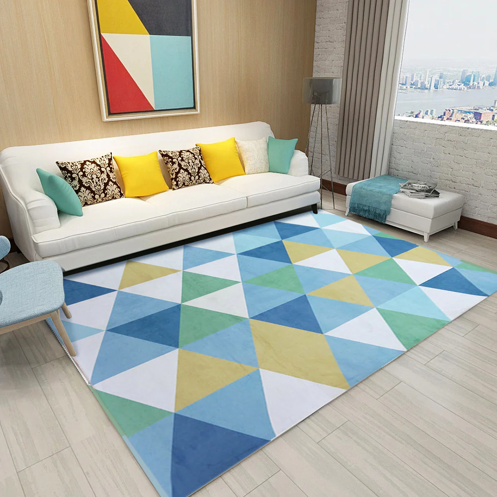 Large Vivid Modern Rug Carpet Mat (230 x 160) - Image 8