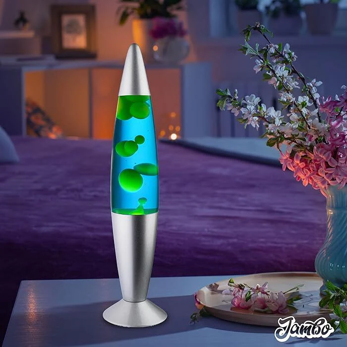 Lava Motion Volcano Lamp Home Decor Light - Blue - Image 3