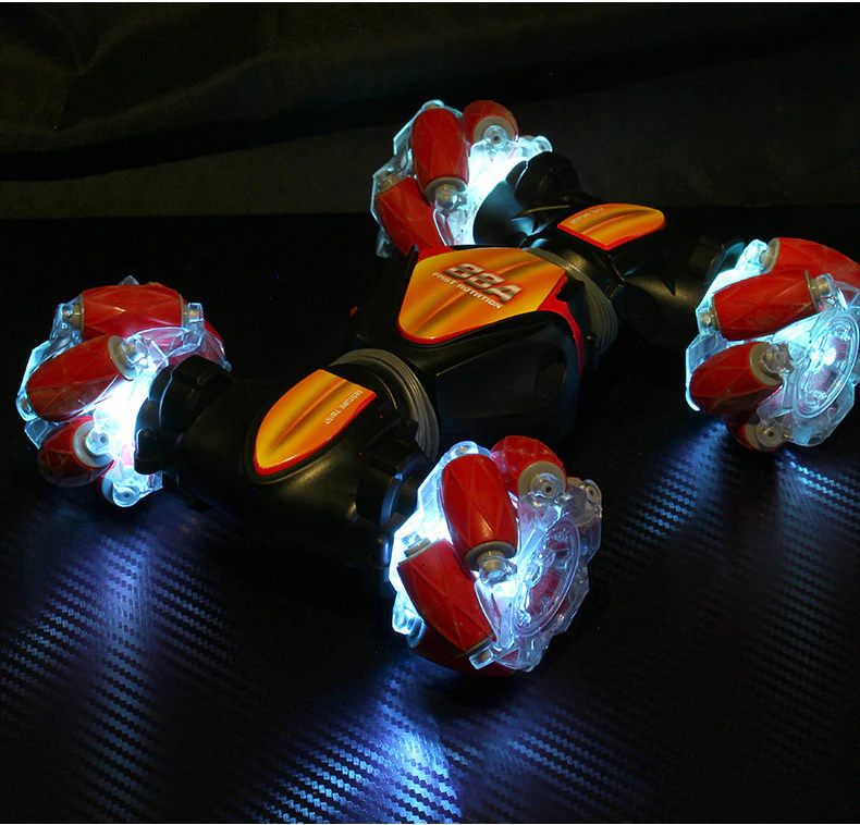 LED Hand Gesture Remote Control Twister Stunt Car (Red) - Image 6